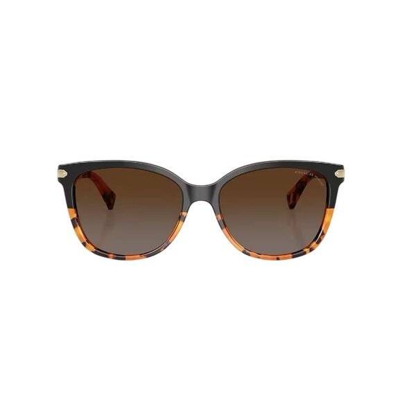 COACH Womens Sunglasses Cat Eye HC8132 Tortoise Gradient Polarized Case & Papers main image 11